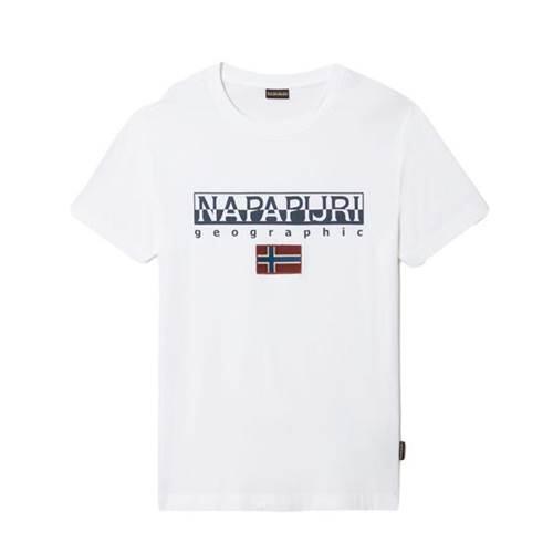 Napapijri Camiseta S-ayas Blanco 2/4