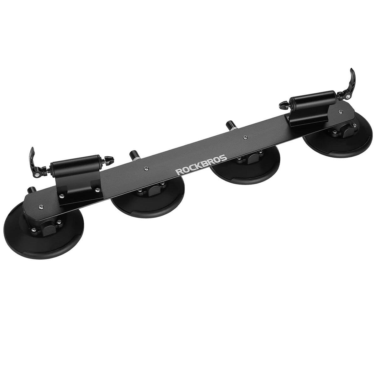 Rockbros - Porte-vélos Toit Voiture Fixation Ventouse Noir 2 Vélos Pas Pour E-bike - Rack-vélo - Noir - Decathlon