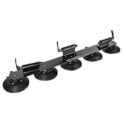 Adapter 20x110mm voor dakfietsendrager met zuignapbevestiging zwart