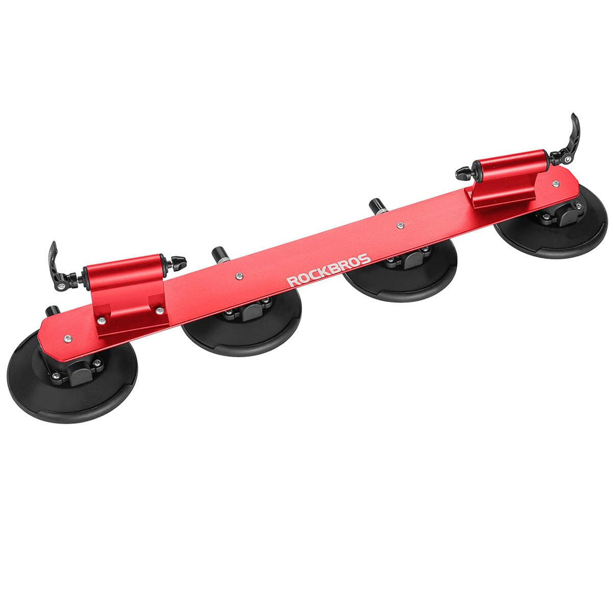 Rockbros - Porte-vélos Toit Voiture Ventouse Rouge 2 Vélos Sans E-bike - Rack-vélo - Rouge - Decathlon