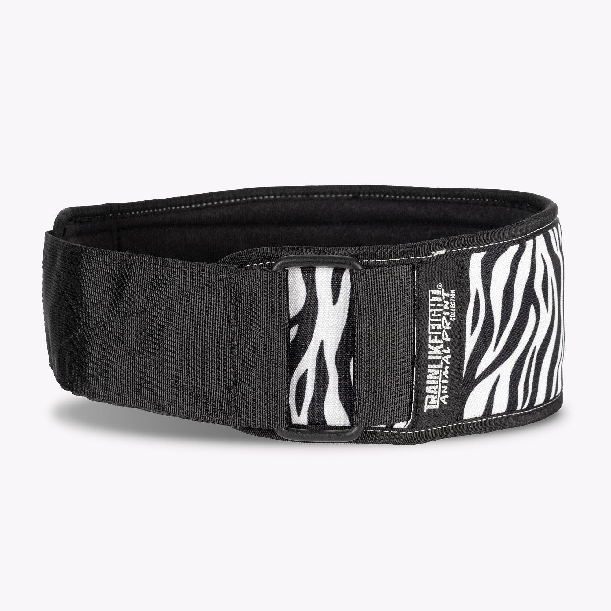 CINTURÓN LUMBAR HALTEROFILIA EDICIÓN ZEBRA 3/5