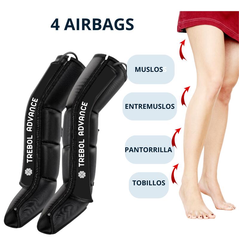 Botas Presoterapia Masajeador de piernas por compresión Recuperación deportiva,