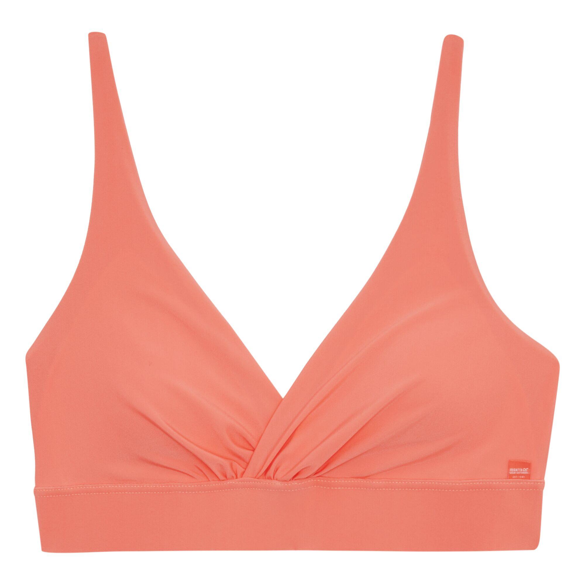 REGATTA Womens/Ladies Paloma Plain Bikini Top (Shell Pink)