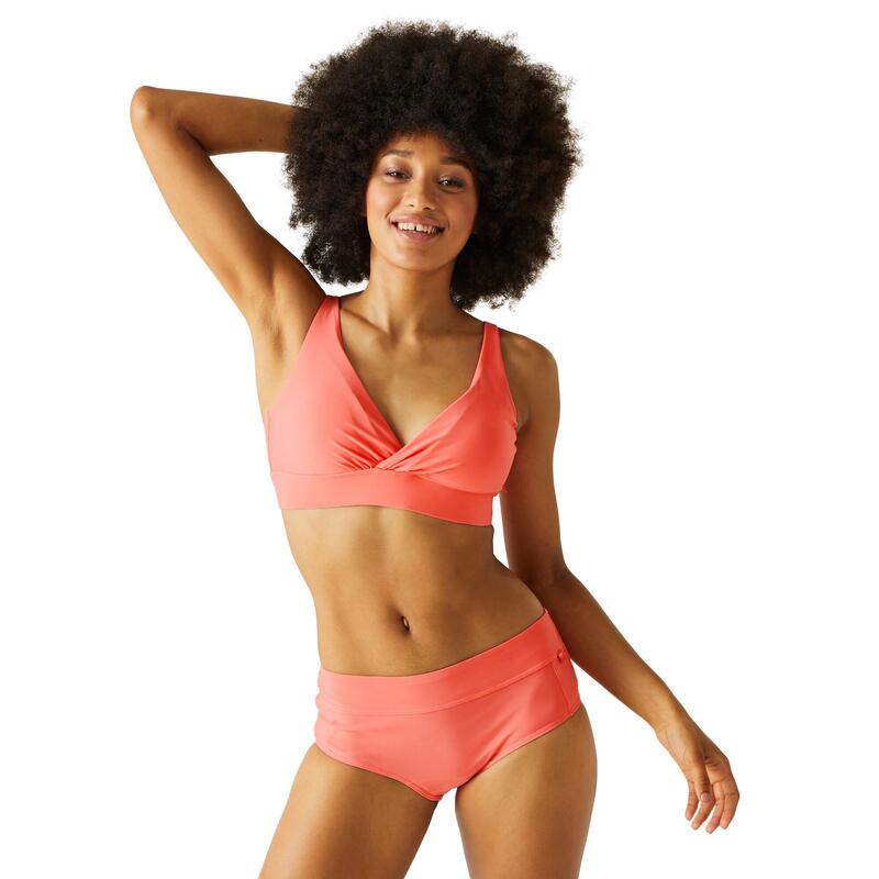 Dames Paloma Effen Bikinitop (Schelp Roze)