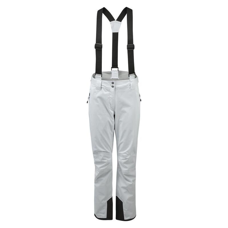 Donna Isolato Pantaloni Da Sci Dare 2B Diminish Bianco