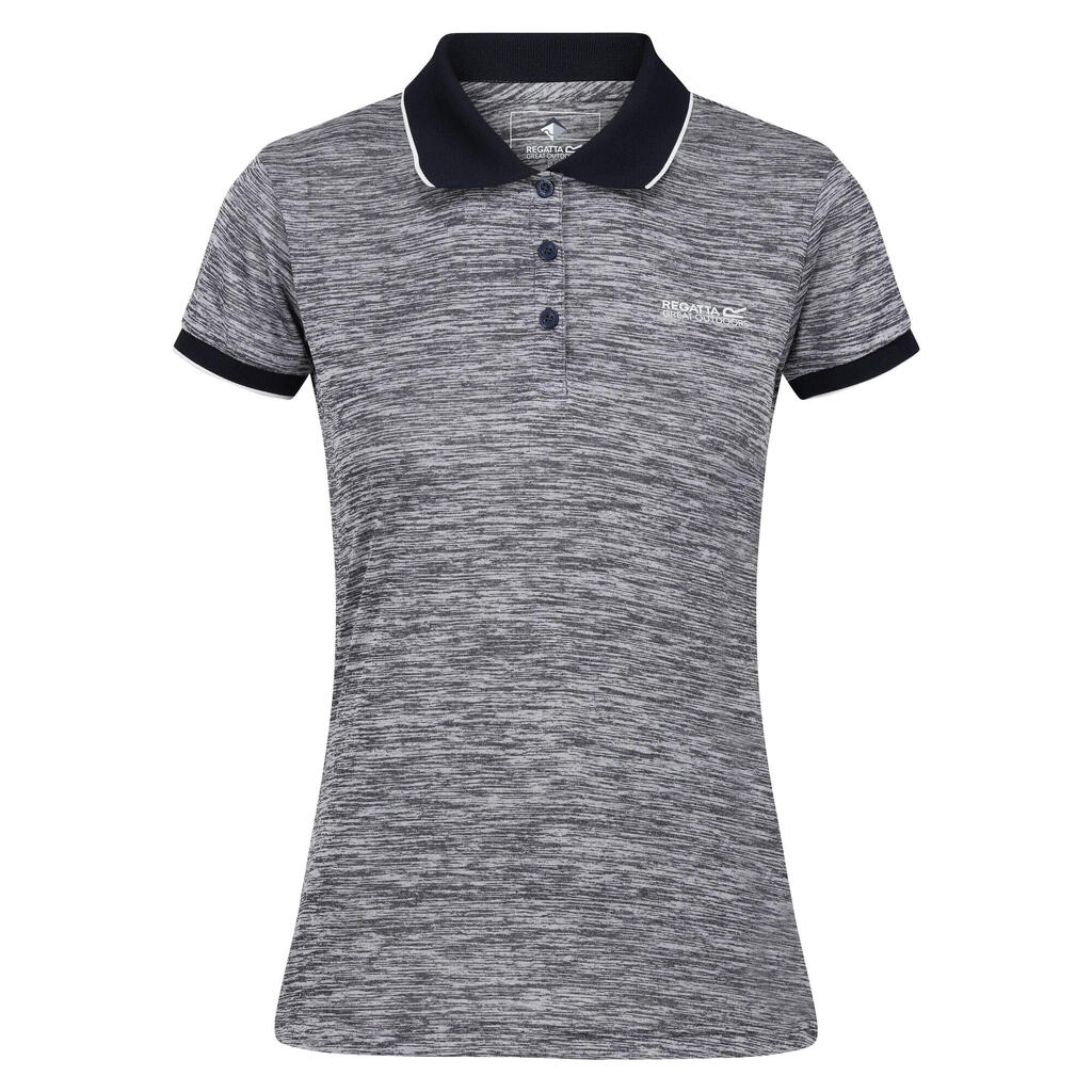Womens/Ladies Remex II Polo Neck TShirt (Navy)