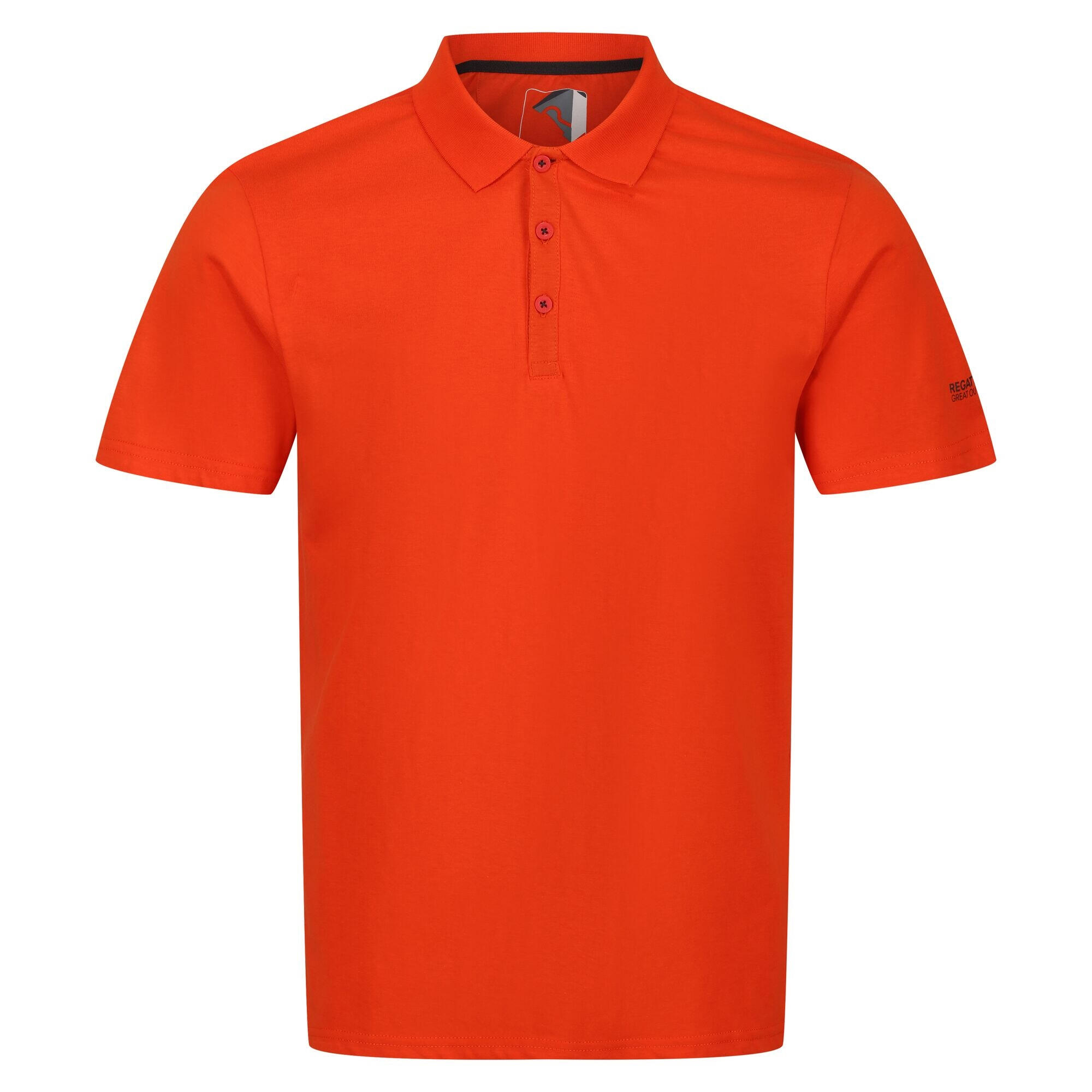 Mens Sinton Lightweight Polo Shirt (Rusty Orange) 1/5