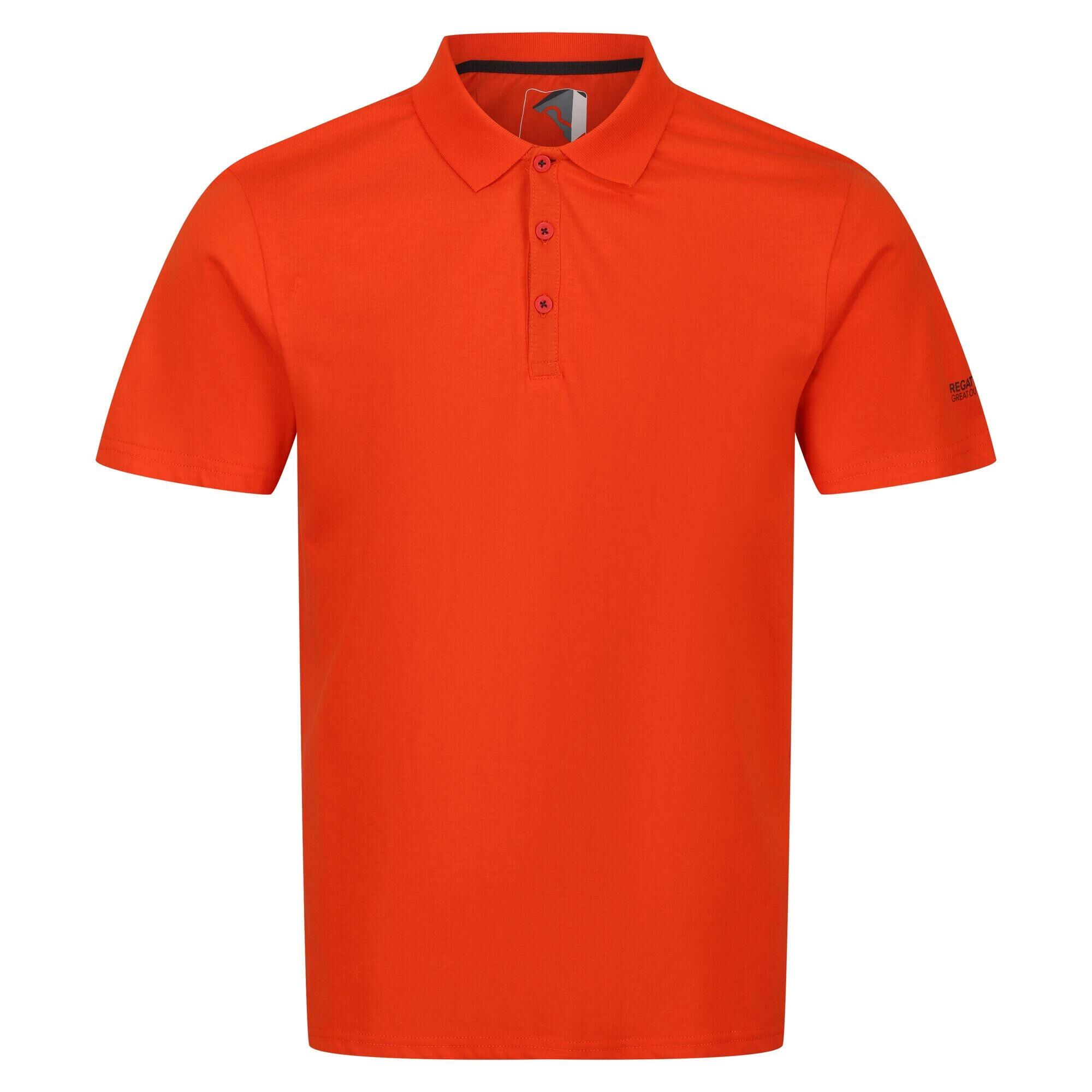 REGATTA Mens Sinton Lightweight Polo Shirt (Rusty Orange)