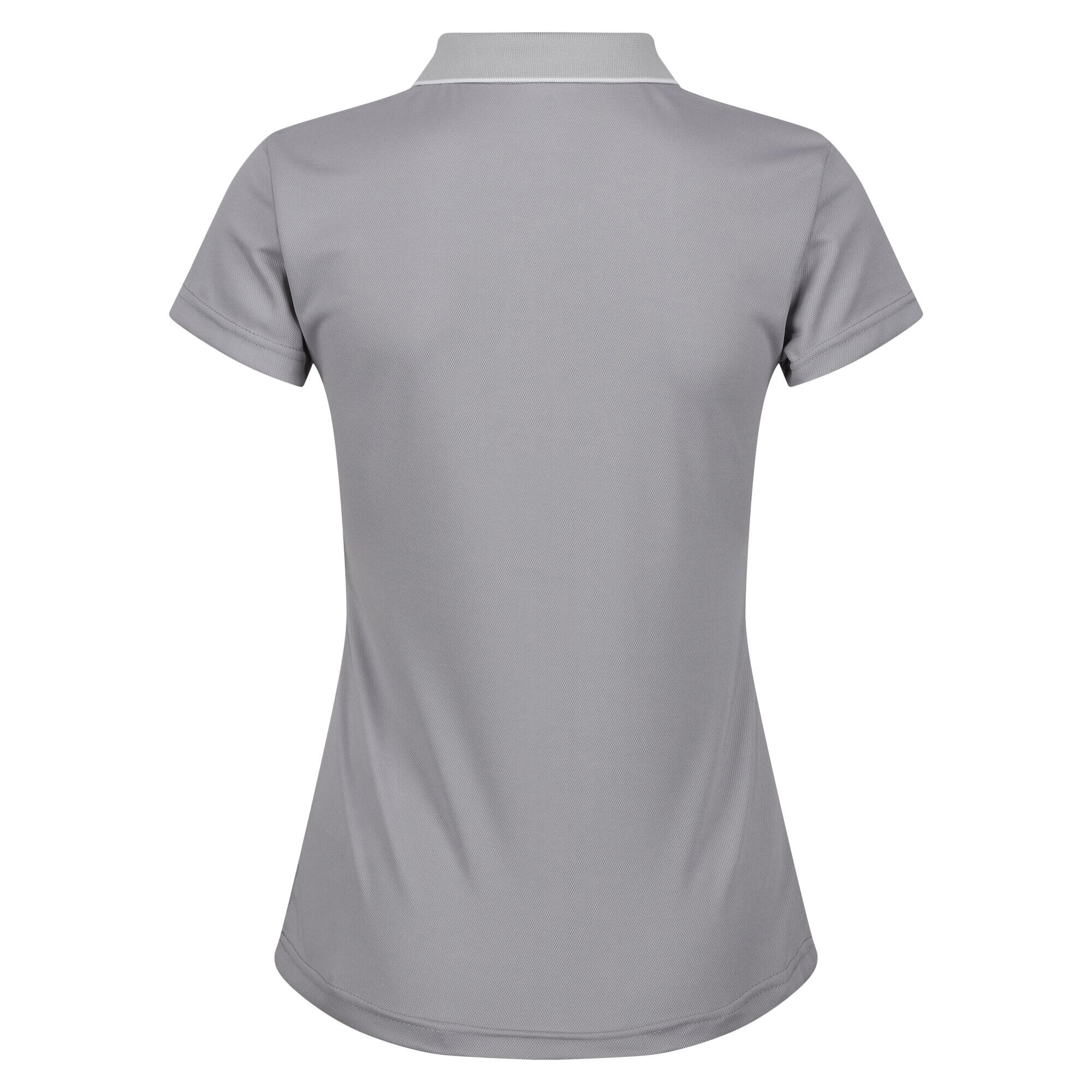 Polo Manches Courtes MAVERICK Femme (Gris Pâle) 2/4