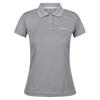 Polo manches courtes MAVERICK Femme (Gris pâle)