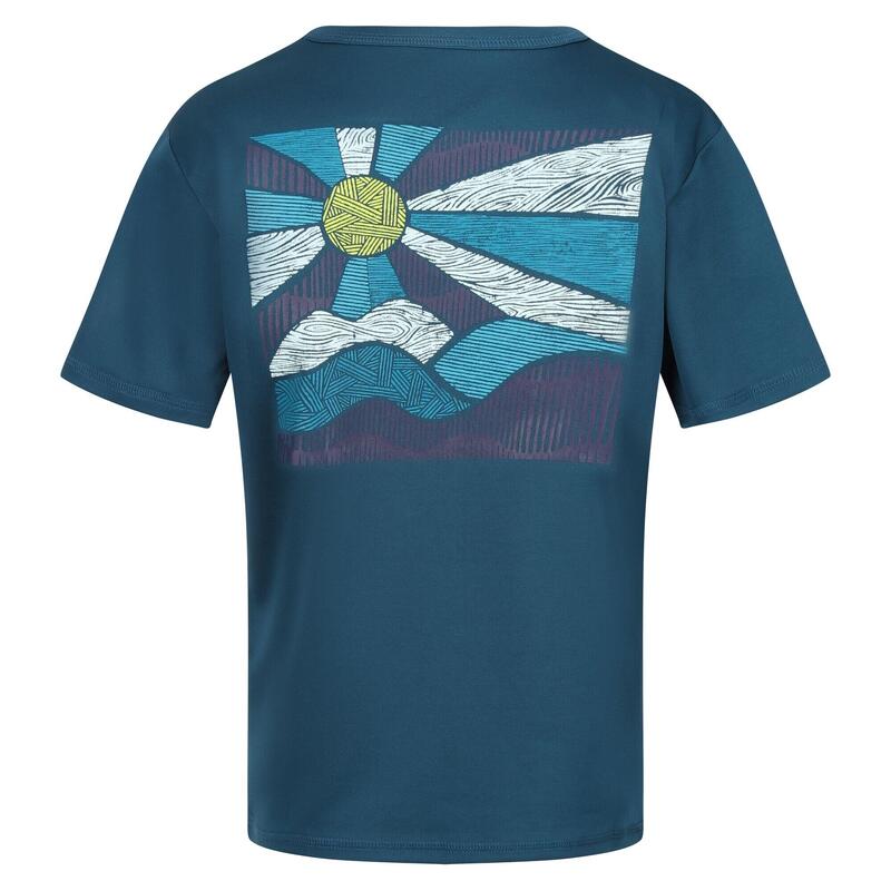 Kinderen/Kinderen Alvarado VIII Sunrise TShirt (Marokkaans blauw)