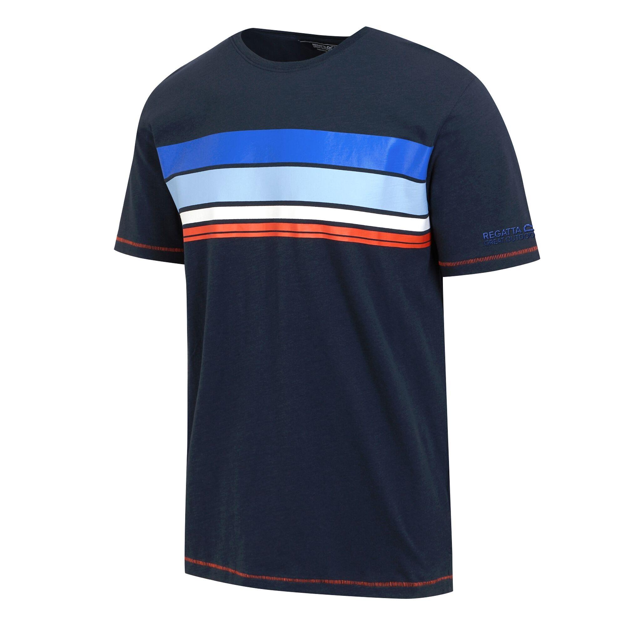 "Rayonner" TShirt für Herren Marineblau 3/4
