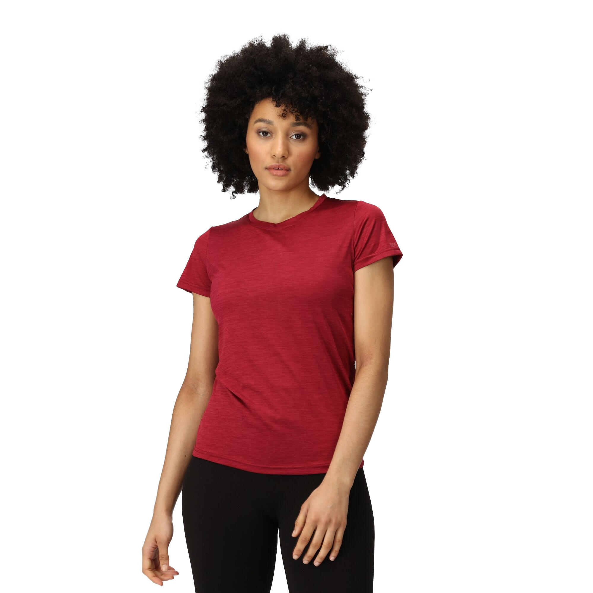 Womens/Ladies Josie Gibson Fingal Edition TShirt (Rumba Red) 3/4