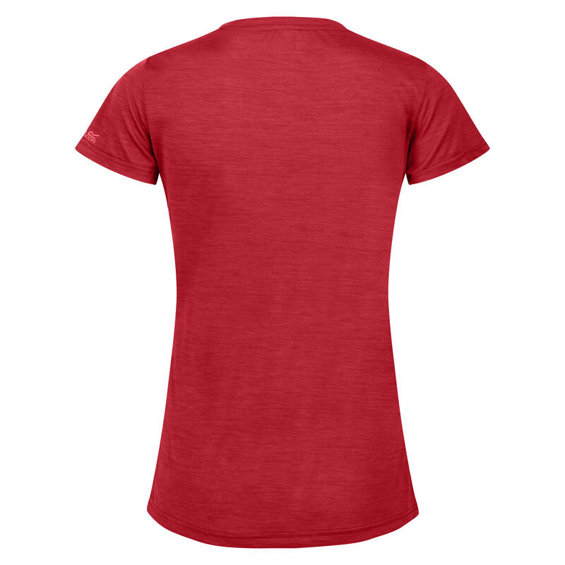 Dames Josie Gibson Fingal Edition Tshirt (Rumba-rood)