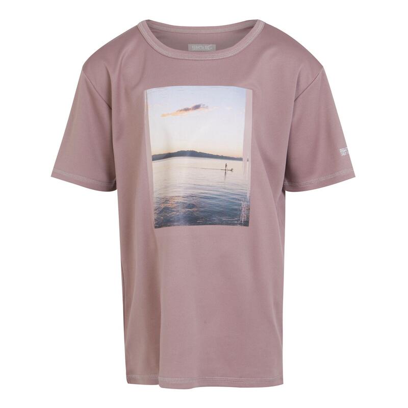 Camiseta Alvardo VIII Paisaje para Niños/Niñas Jaspeado