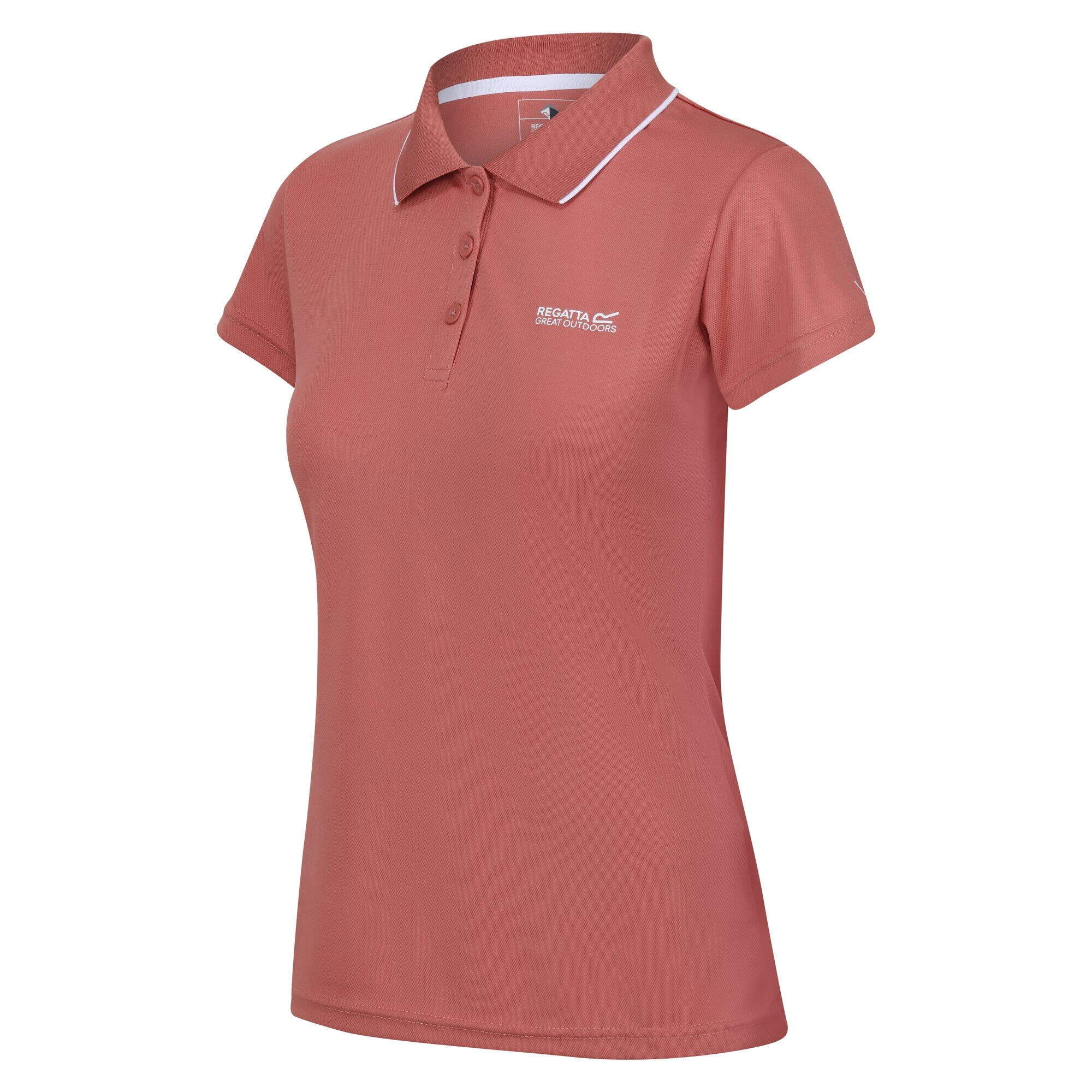 Womens/Ladies Maverick V Polo Shirt (Terracotta) 3/5