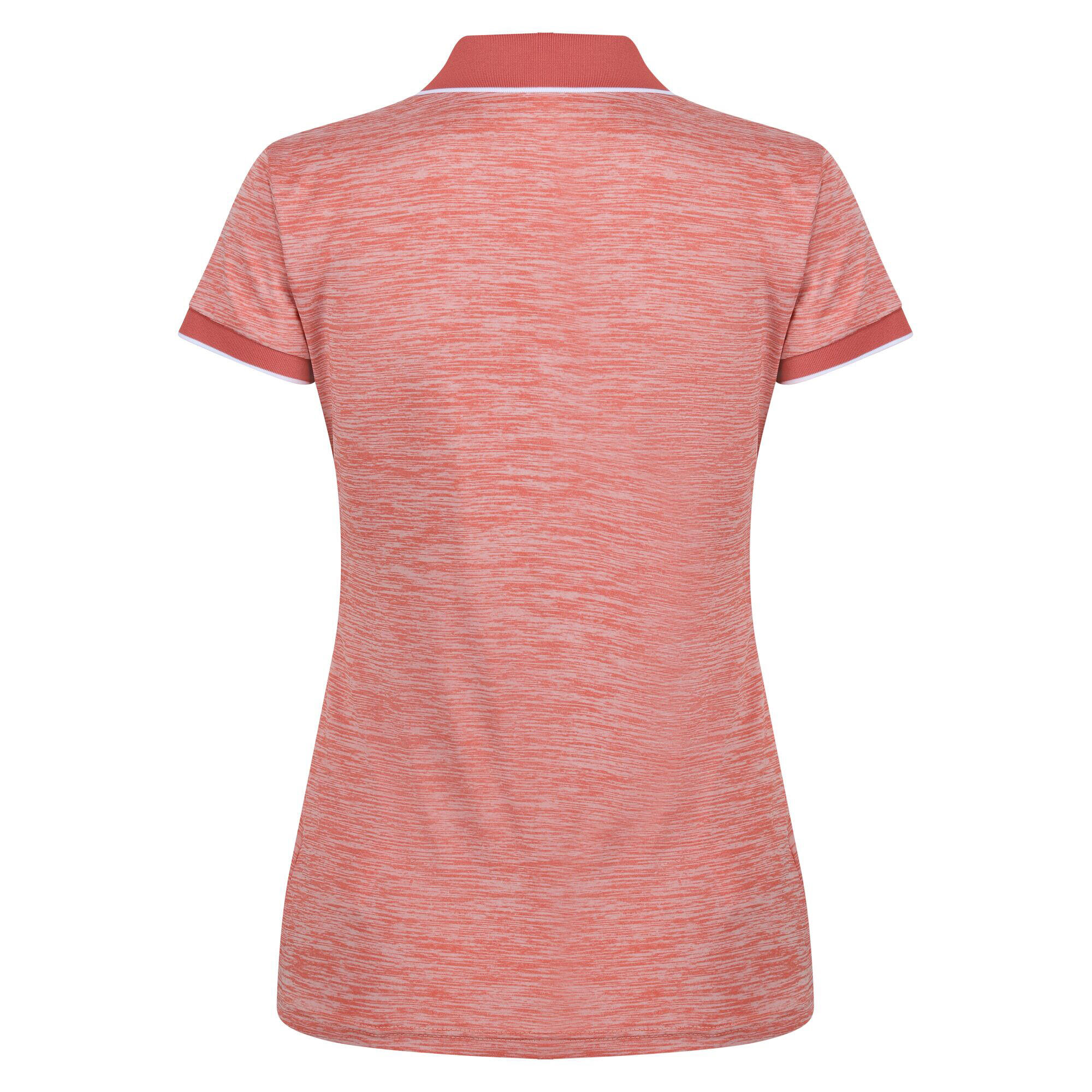 Womens/Ladies Remex II Polo Neck TShirt (Terracotta) 2/5