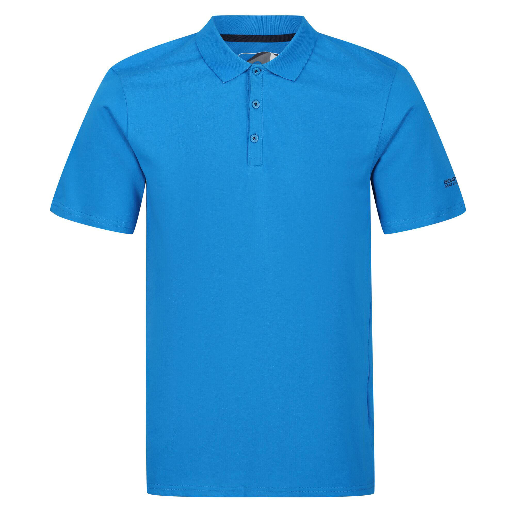 REGATTA Mens Sinton Lightweight Polo Shirt (Indigo Blue)