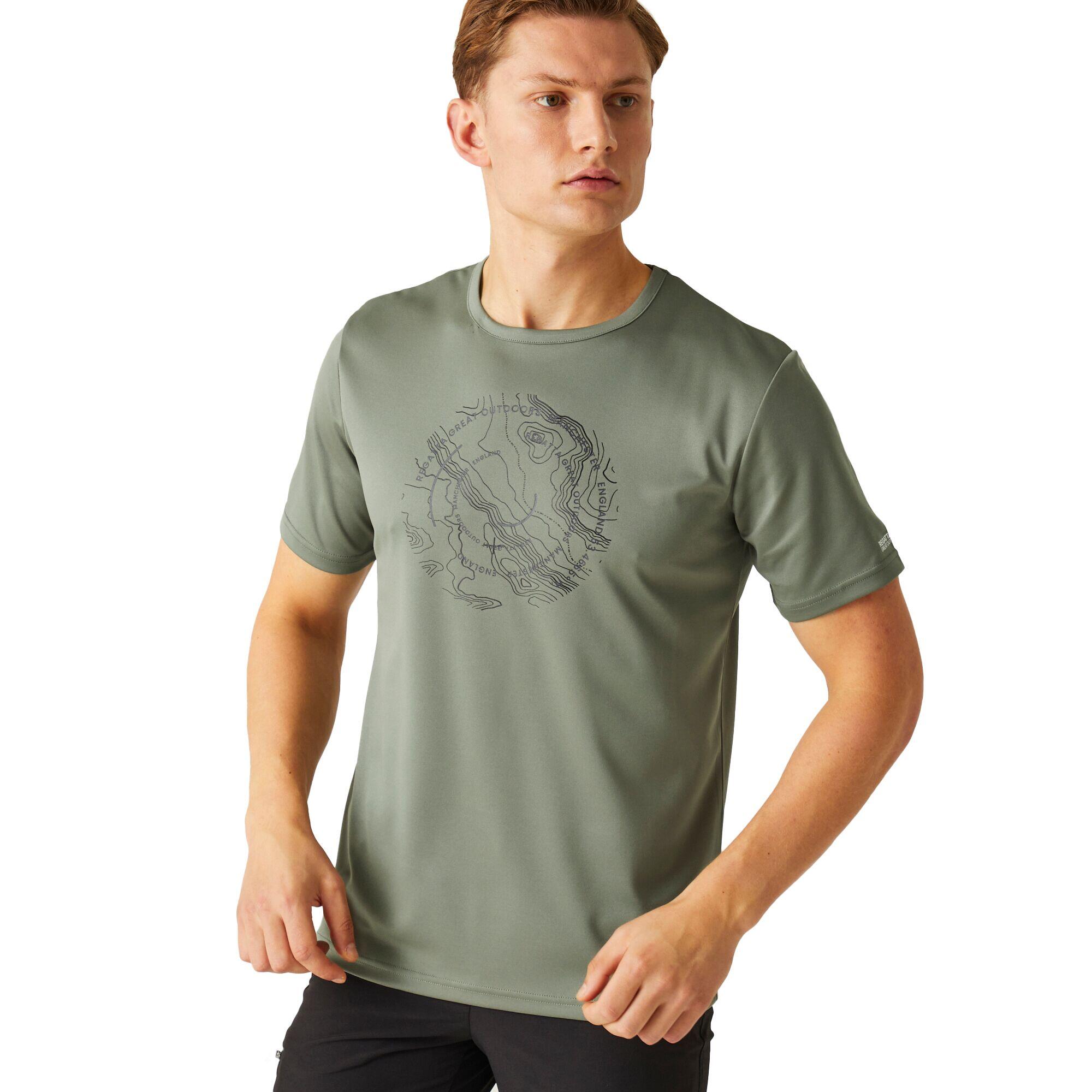 Mens Fingal VIII Text TShirt (Agave Green) 4/5