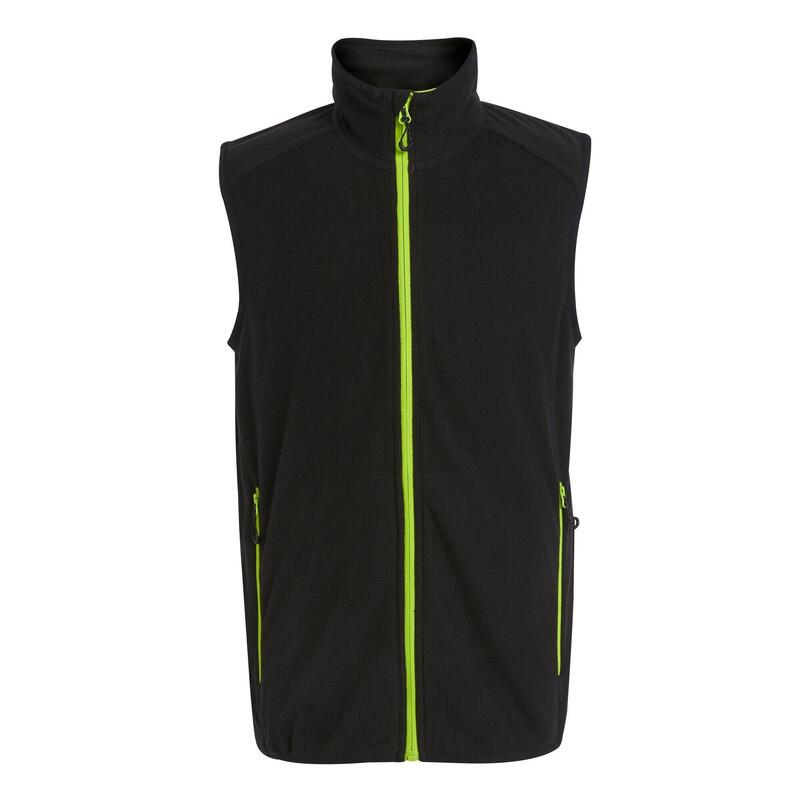 Gilet Uomo Regatta Navigate Nero Verde Lime