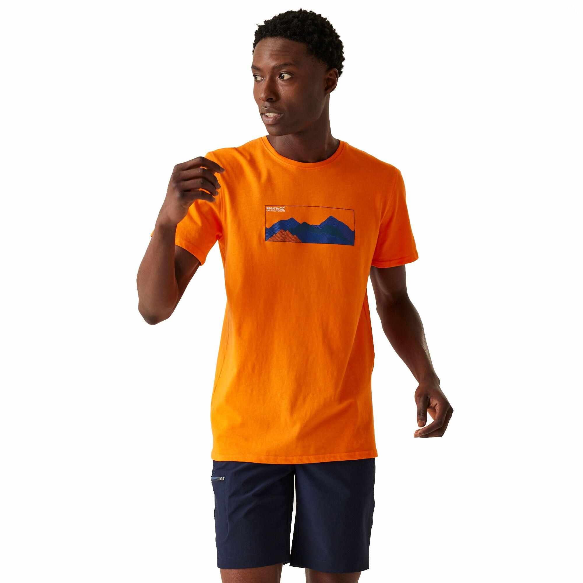 Uomo Tshirt BREEZED (arancione cachi)