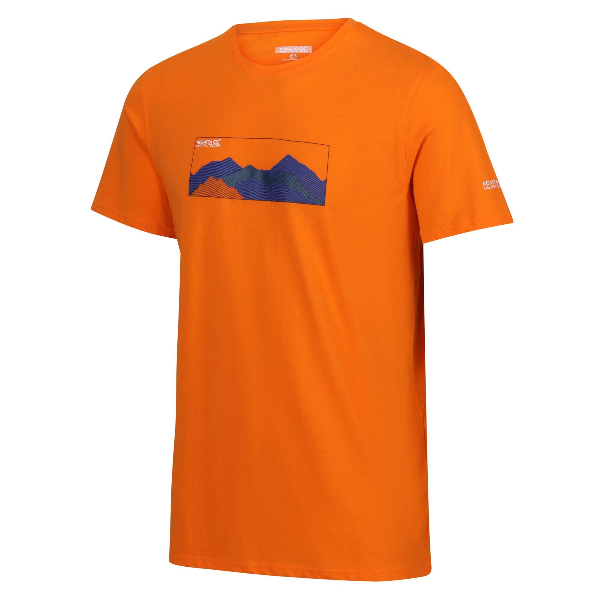 Tshirt BREEZED Homme (Khaki orange)