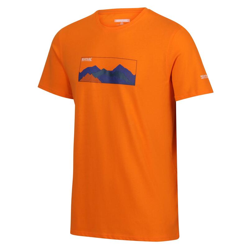 Tshirt BREEZED Homme (Orange kaki)