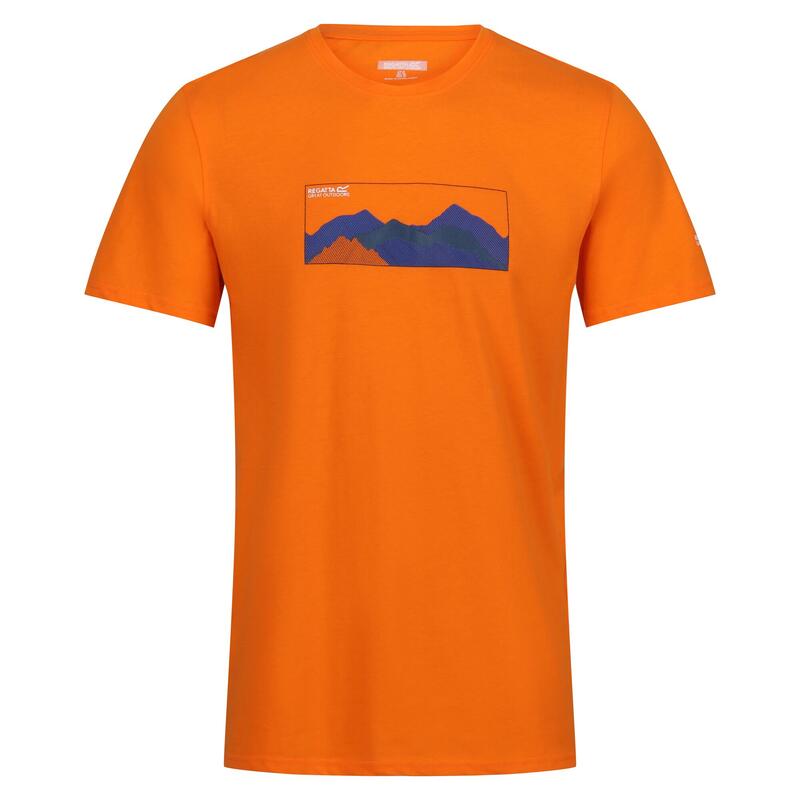 Tshirt BREEZED Homme (Orange kaki)