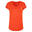 Camiseta deportiva Active para mujer señora Naranja Oxidado