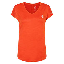 Dames Vigilant Actief TShirt (Roestige sinaasappel)