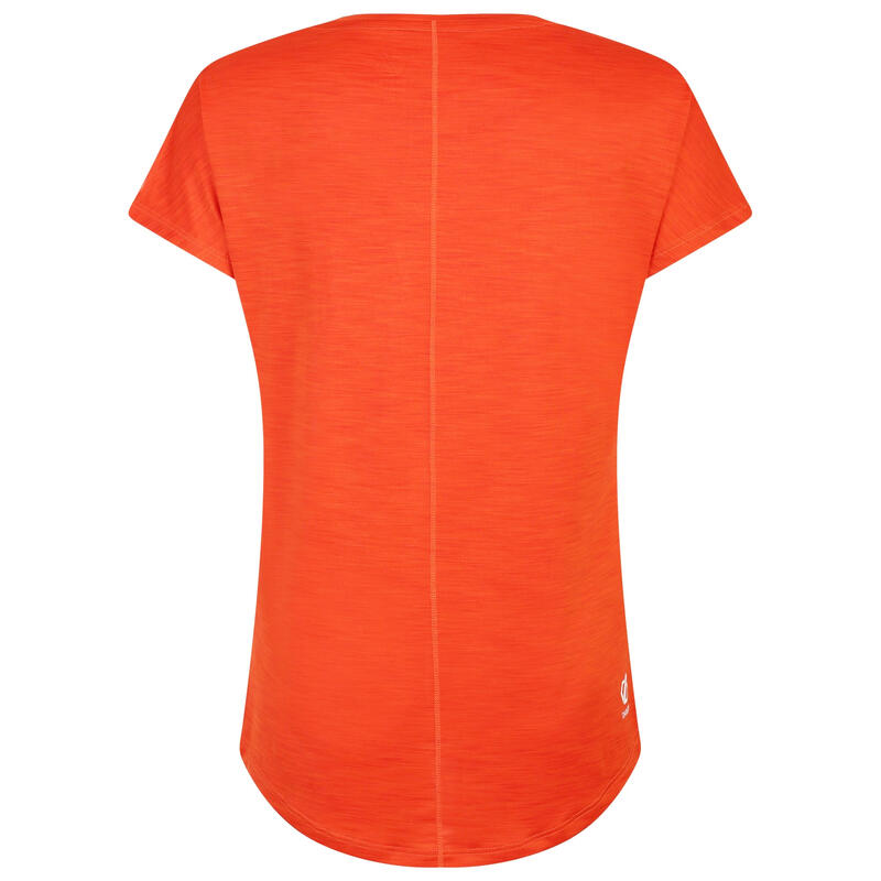 Tshirt de sport Femme (Rouge orangé)