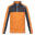 Kinderen/Kinderen Hewley Recycled Half Zip Fleece Top (Oranje peper/Grijs)