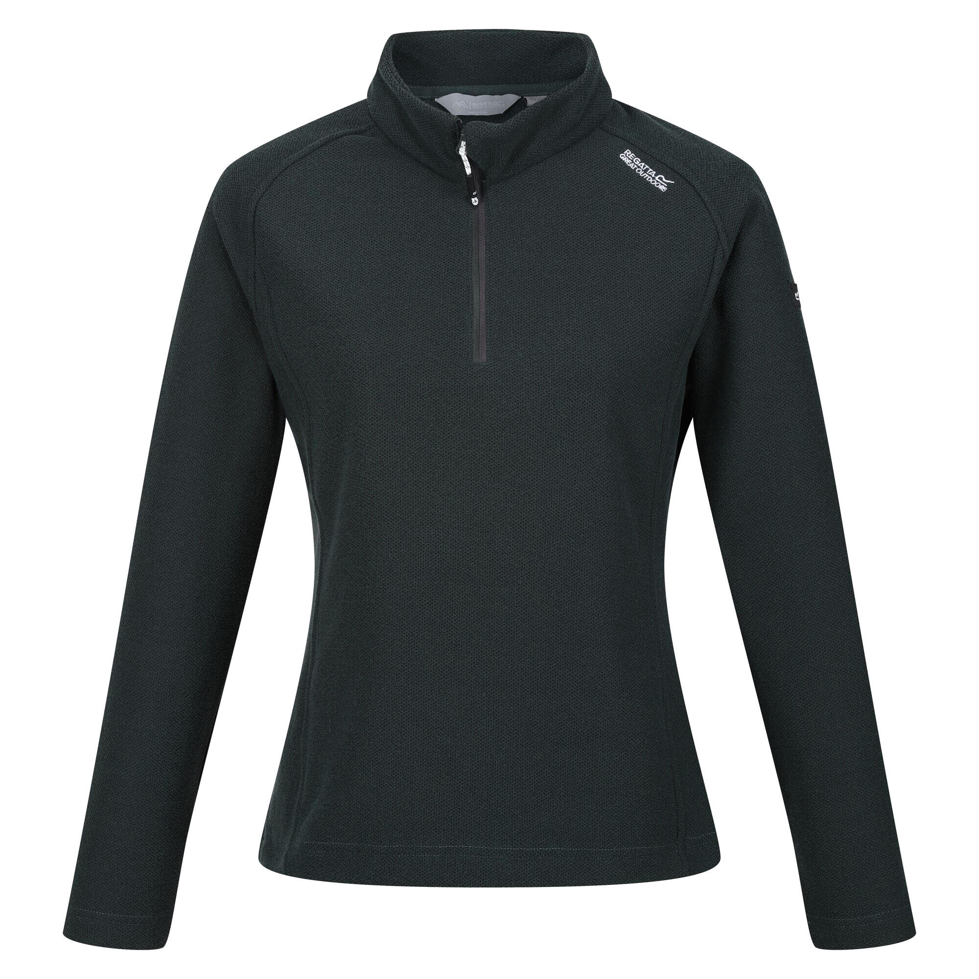 Womens/Ladies Kenger II Quarter Zip Fleece Top (Darkest Spruce) 1/5