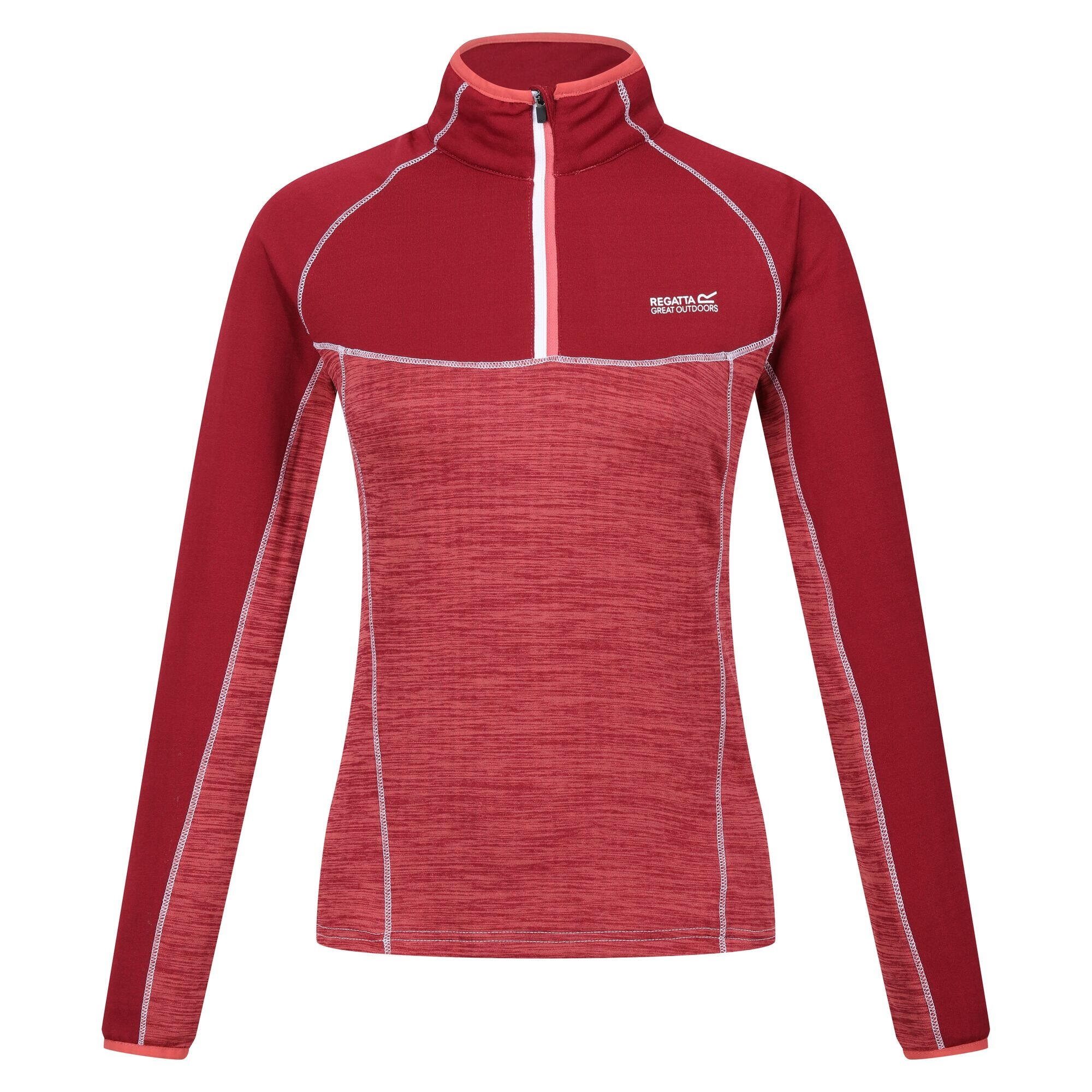 Womens/Ladies Hepley Fleece (Mineral Red/Rumba Red) 1/5