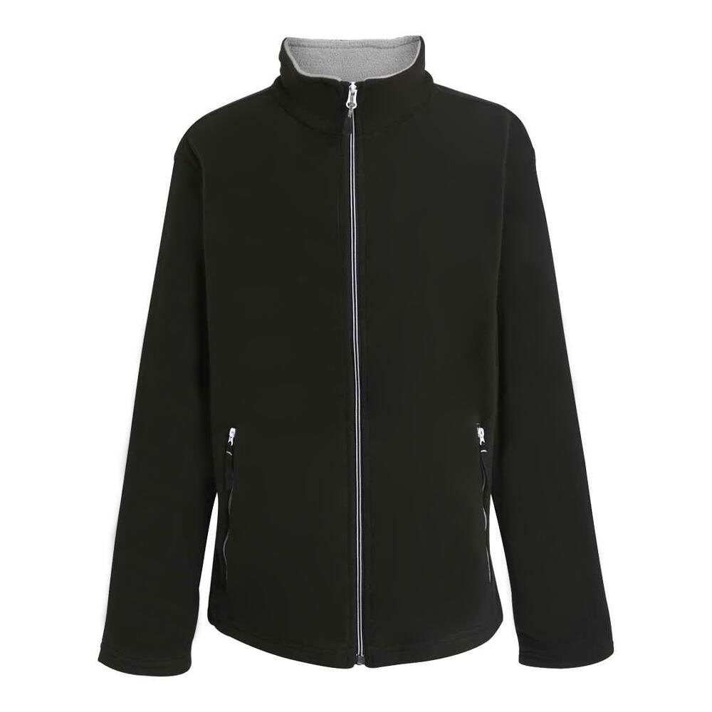 Mens Ascender Fleece Jacket (Black/Mineral Grey) 1/4