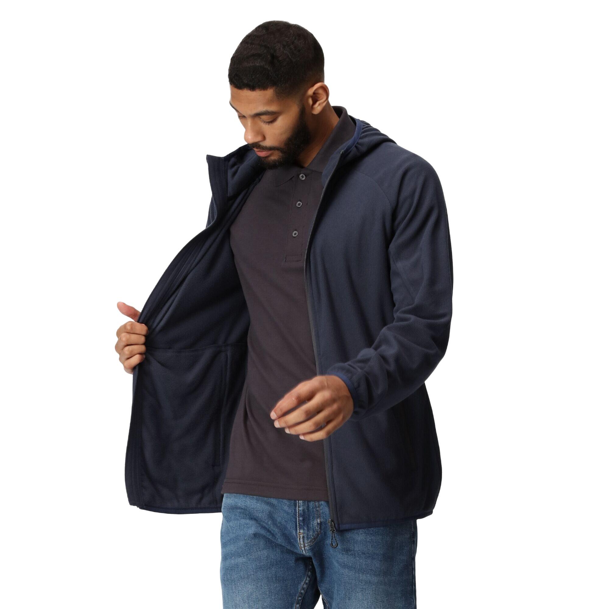 Veste Polaire Homme (Bleu Marine / Gris Phoque) 3/4