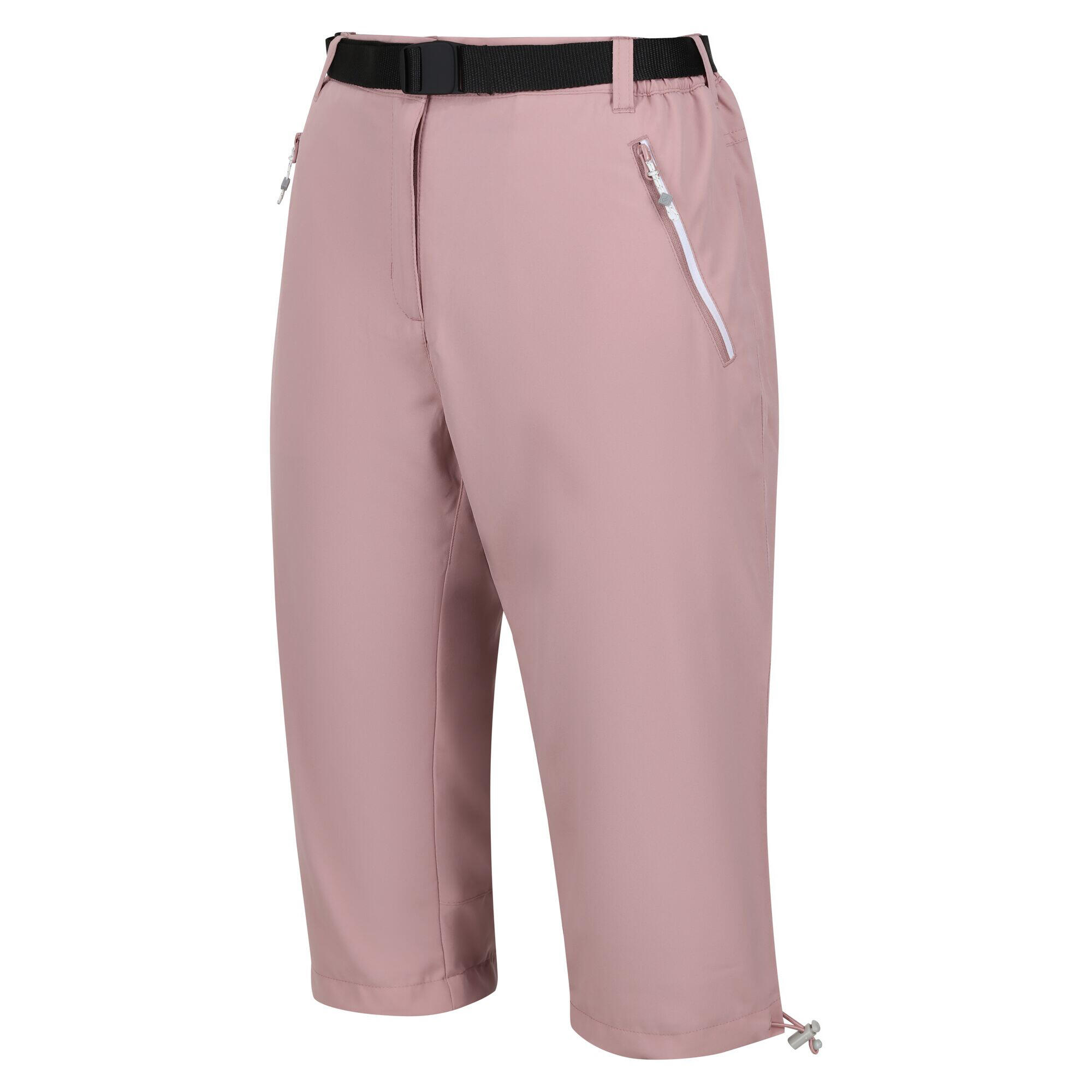 Womens/Ladies Xert Stretch Light Capris (Dusky Rose) 3/5