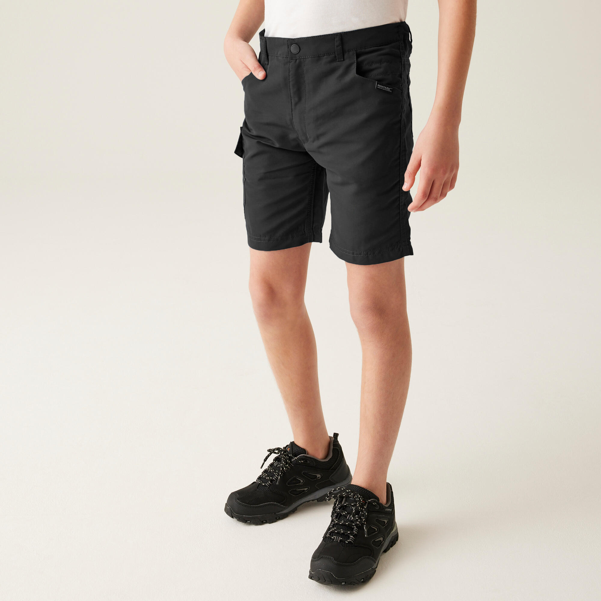 REGATTA Sorcer II Kids Walking Shorts - Black