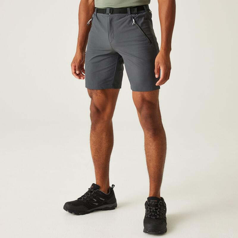 Pantalón Corto Deportivo Montaña Regatta Xert StrShort III Gris