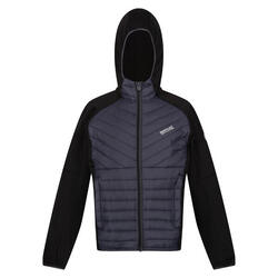 Chaqueta Kielder Hybrid VI para Niños/Niñas Gris Seal, Negro