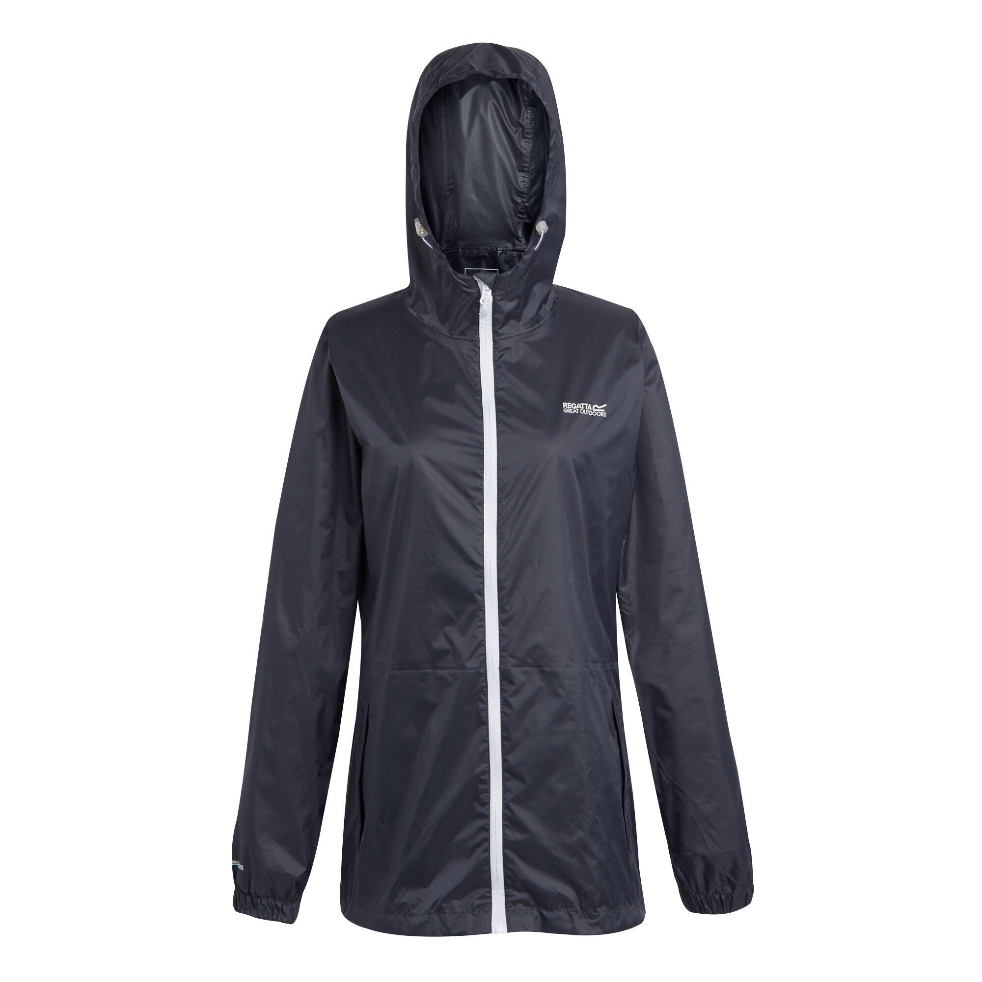 REGATTA Womens/Ladies Pk It Jkt III Waterproof Hooded Jacket (Seal Grey)