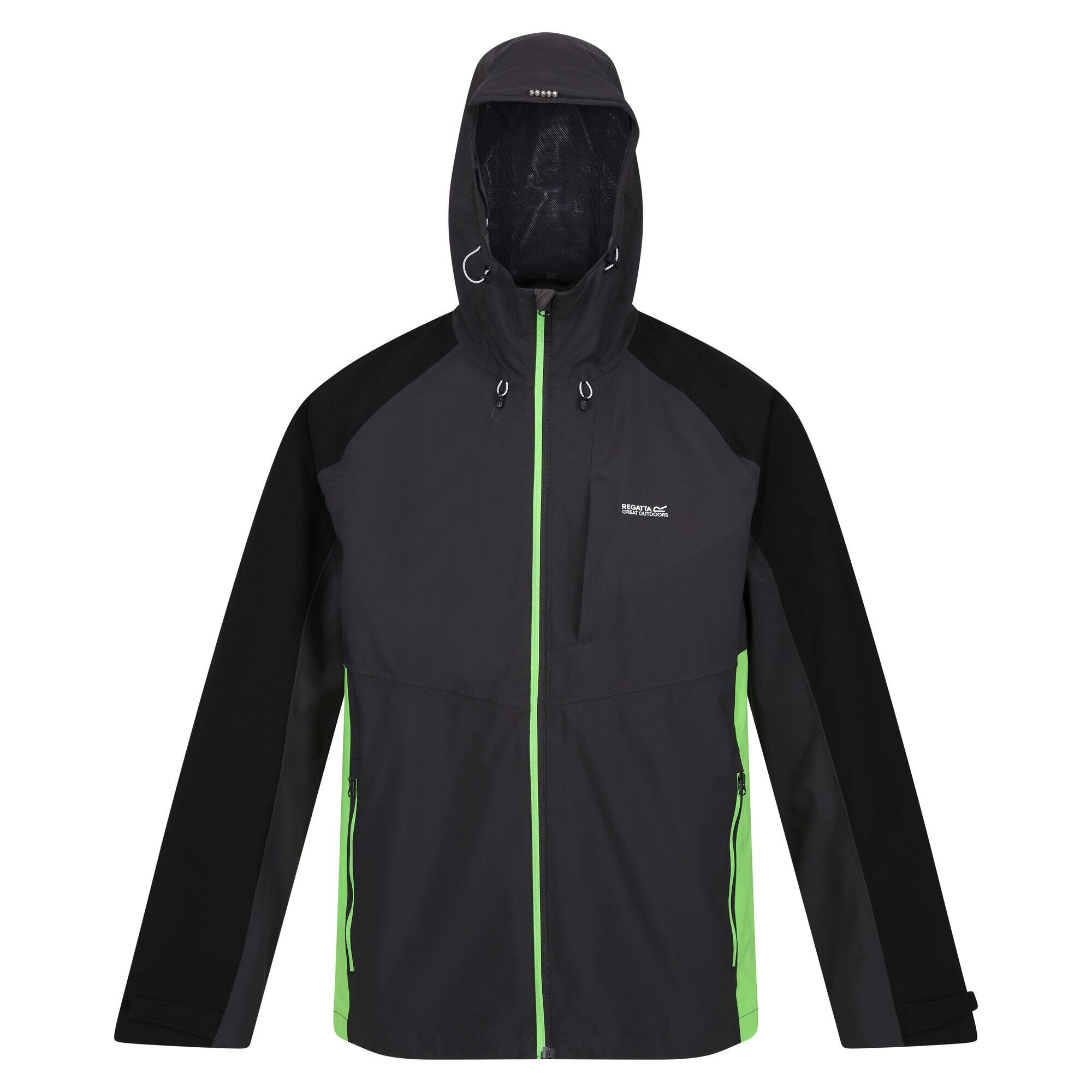 BRITEDALE Men's Waterproof Jacket (Ash / Black)