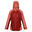 Veste imperméable CALDERDALE Femme (Rouge foncé / Corail clair)