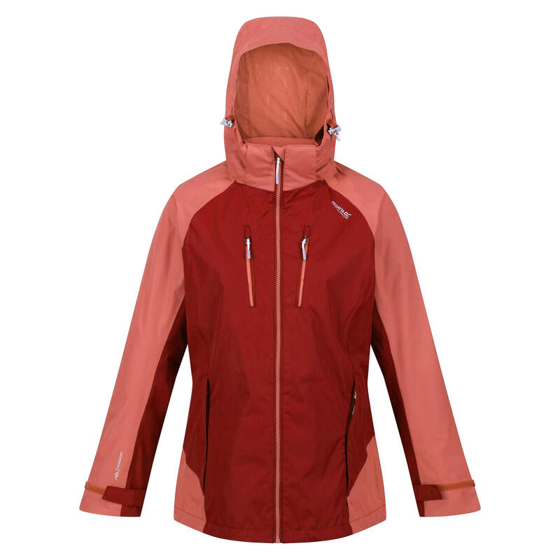 Chaqueta Impermeable Calderdale IV para Mujer Rojo Rumba, Rojo Mineral