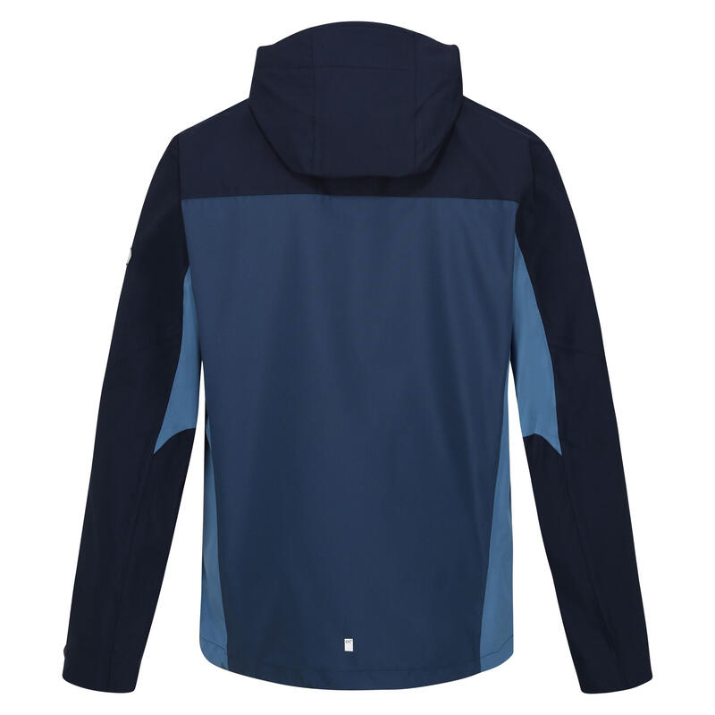 Heren Birchdale Waterdicht Hooded Jacket (Blauwe Wing/Navy)