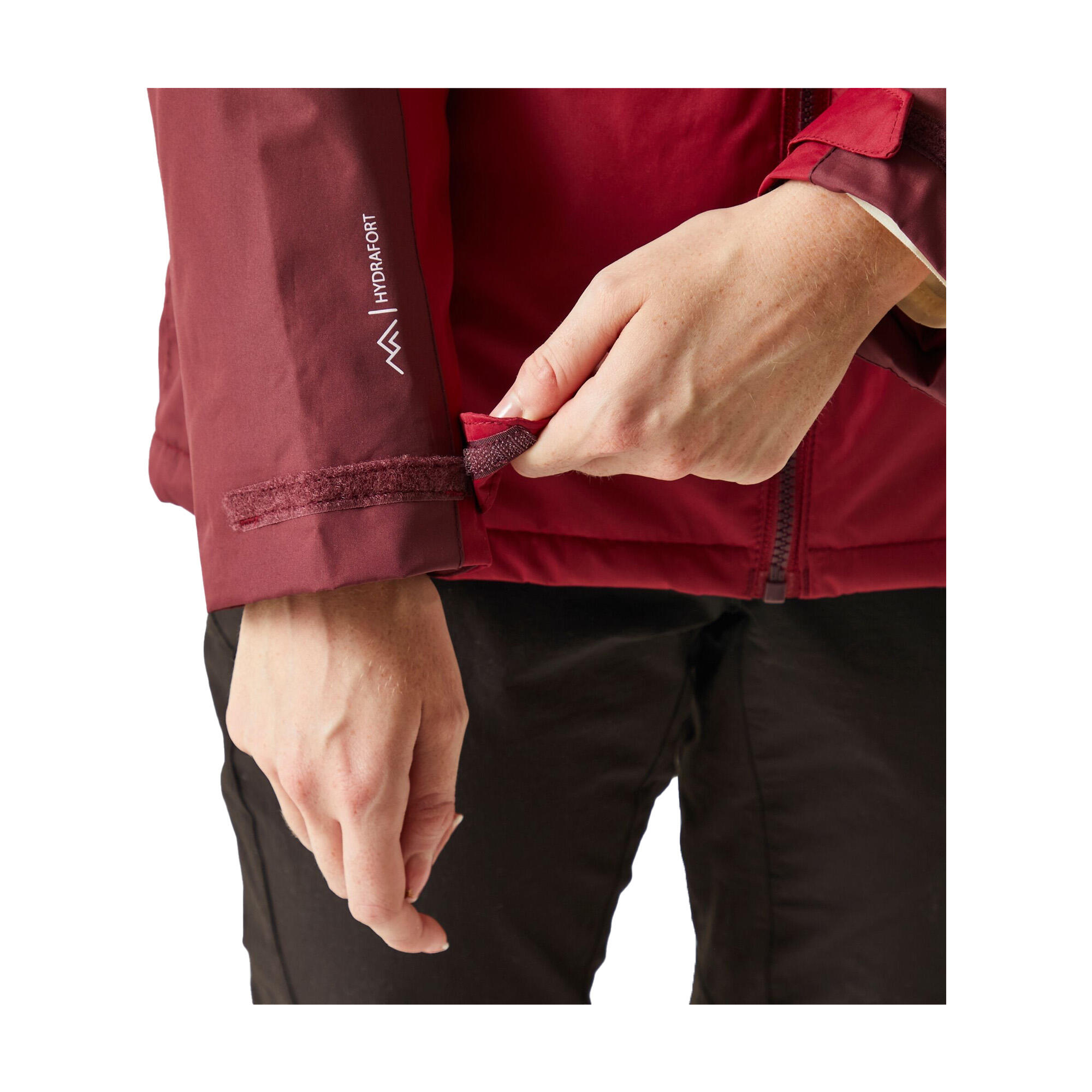 Womens/Ladies Calderdale Winter Waterproof Jacket (Rumba Red/Burgundy) 4/5