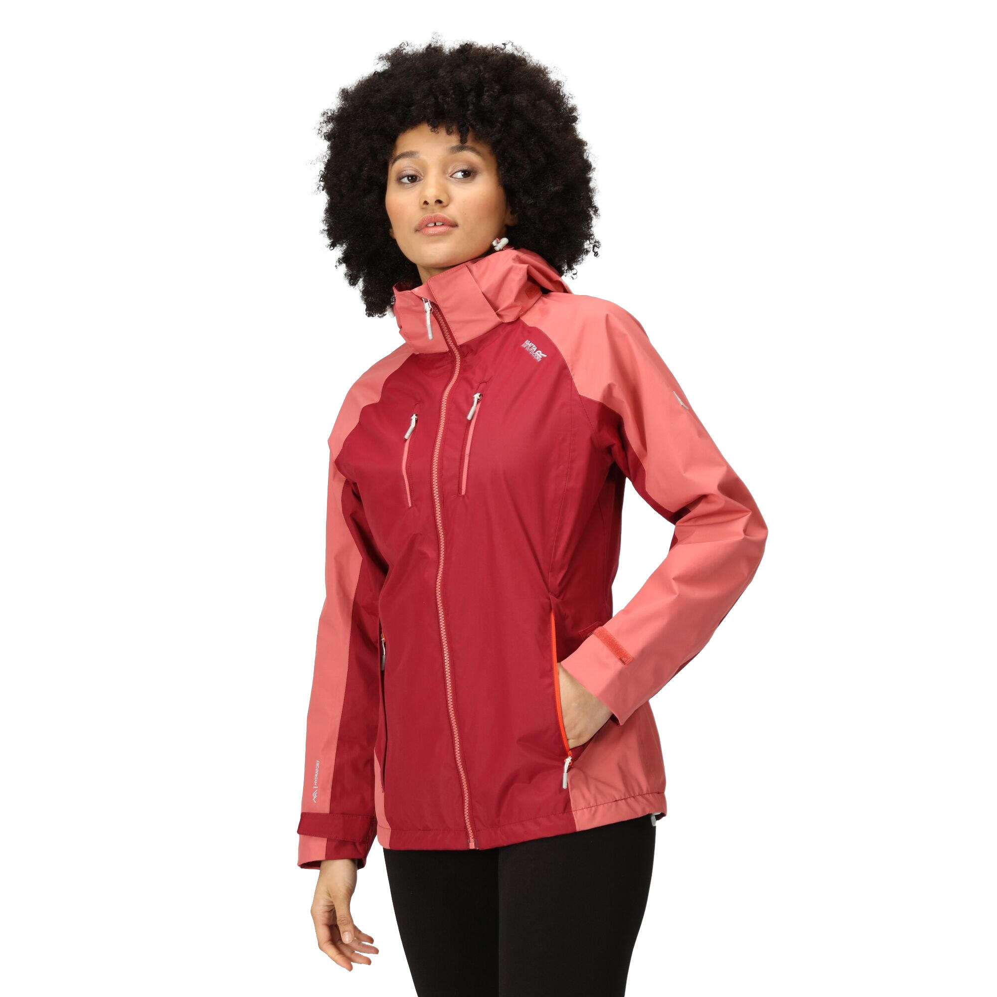 Womens/Ladies Calderdale IV Waterproof Jacket (Rumba Red/Mineral Red) 3/4