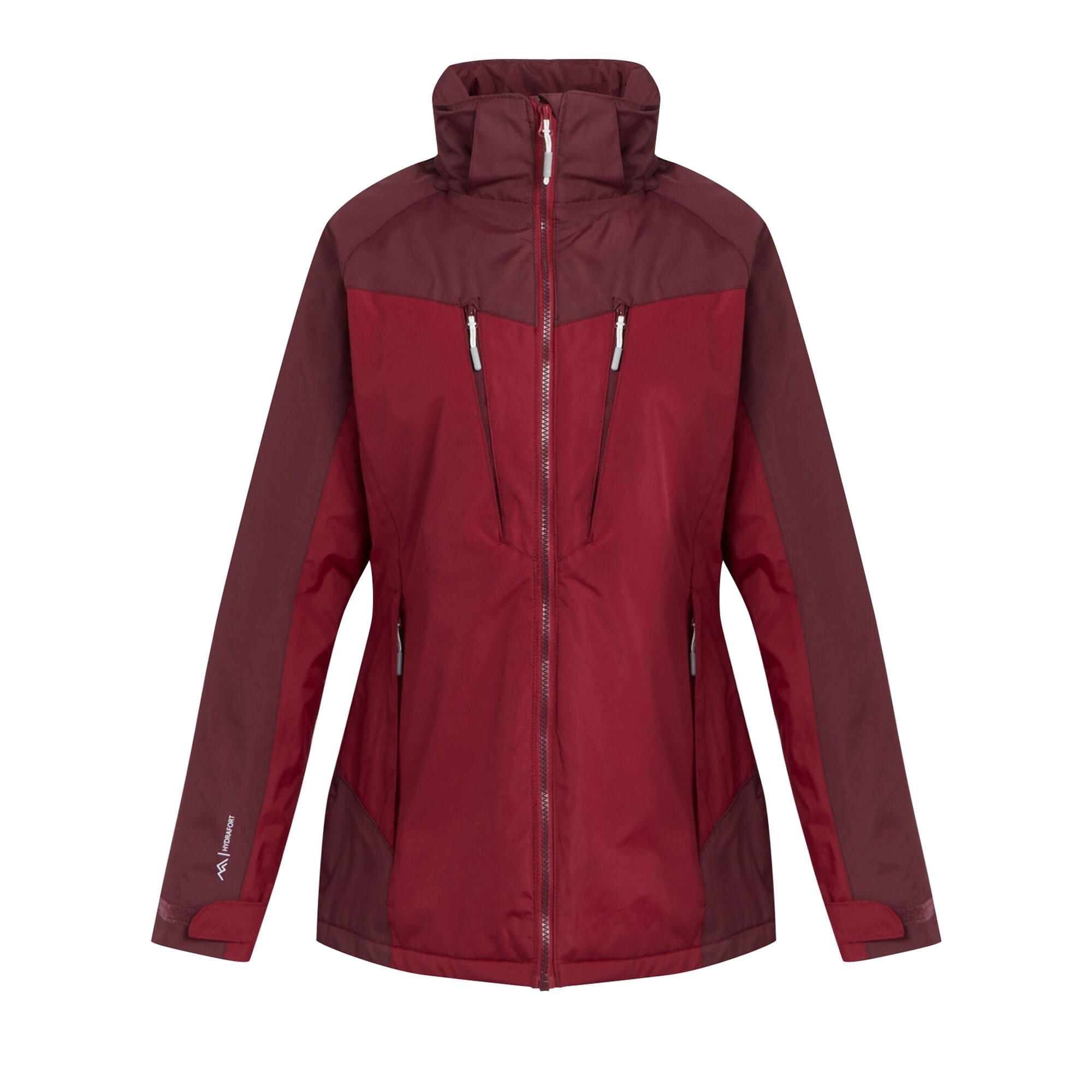 Womens/Ladies Calderdale Winter Waterproof Jacket (Rumba Red/Burgundy) 1/5