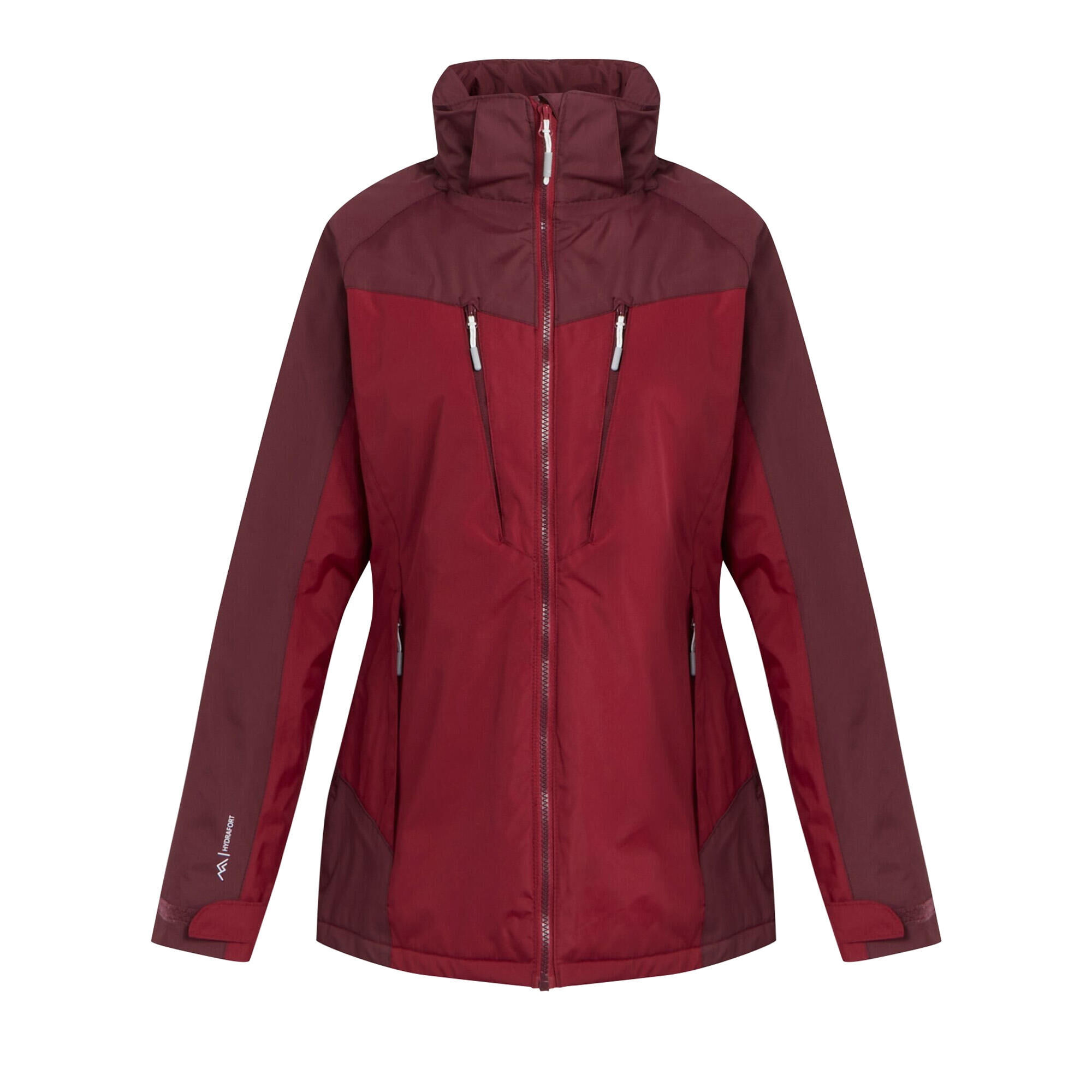 REGATTA Womens/Ladies Calderdale Winter Waterproof Jacket (Rumba Red/Burgundy)