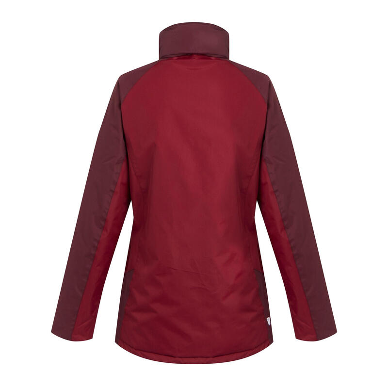 Casaco Impermeável para Inverno Calderdale Mulher Vermelho Rumba / Bordeaux